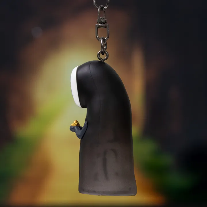 3D Keychains No Face with gold dust - Spirited Away